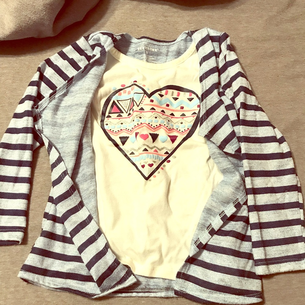 Girls long sleeve casual wear shirt